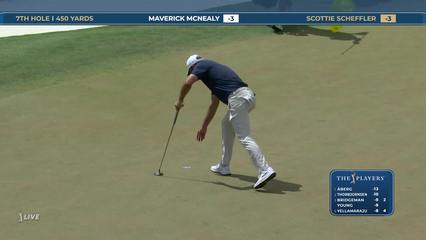 Scottie Scheffler | Round 4 | 7th hole | Shot 4 | 2026 THE PLAYERS
