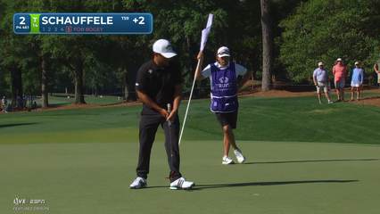 Xander Schauffele | Round 4 | 2nd hole | Shot 5 | 2026 Truist Championship