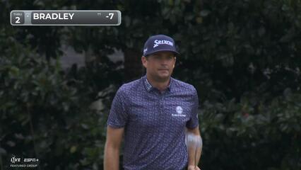 Keegan Bradley | Round 3 | 2nd hole | Shot 2 | 2025 TOUR Championship