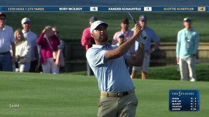 Scottie Scheffler | Round 2 | 12th hole | Shot 2 | 2025 THE PLAYERS