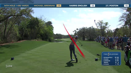 Michael Brennan | Round 2 | 14th hole | Shot 1 | 2026 THE PLAYERS