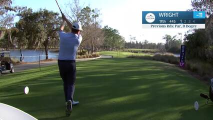 Michael Wright | Round 3 | 17th hole | Shot 1 | 2026 Chubb Classic