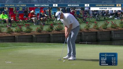 Henrik Norlander | Round 2 | 16th hole | Shot 5 | 2025 THE PLAYERS