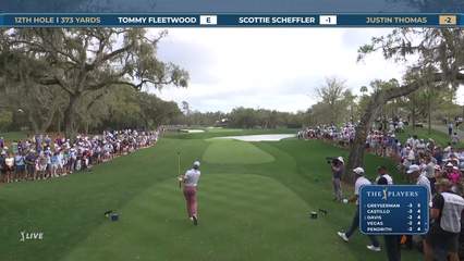 Justin Thomas | Round 1 | 12th hole | Shot 1 | 2026 THE PLAYERS