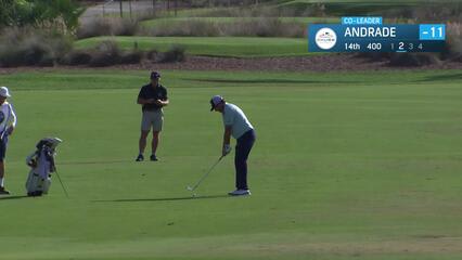 Billy Andrade | Round 3 | 14th hole | Shot 2 | 2025 Chubb Classic