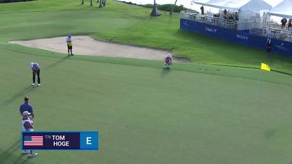 Tom Hoge | Round 2 | 17th hole | Shot 3 | 2026 Sony Open