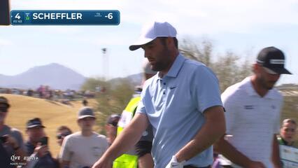 Scottie Scheffler | Round 2 | 4th hole | Shot 1 | 2025 WM Phoenix Open