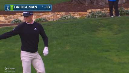Jacob Bridgeman | Round 4 | 3rd hole | Shot 3 | 2026 AT&T Pebble Beach