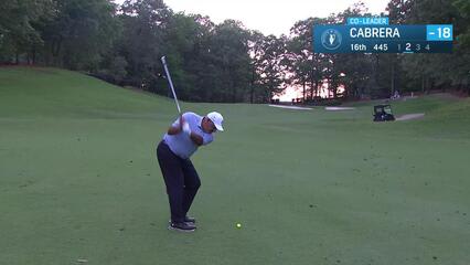 Ángel Cabrera | Round 4 | 16th hole | Shot 2 | 2025 Tradition