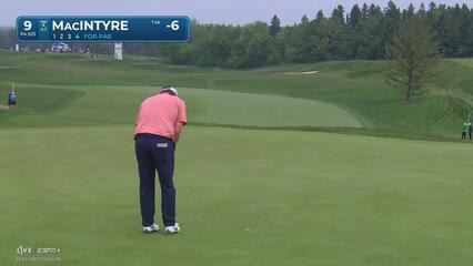 Robert MacIntyre | Round 4 | 9th hole | Shot 4 | 2025 RBC Canadian