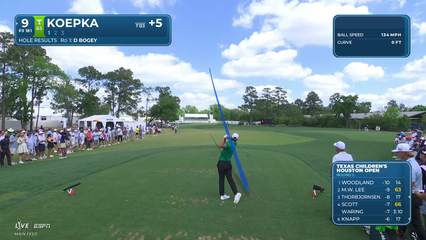 Brooks Koepka | Round 2 | 9th hole | Shot 1 | 2026 Texas Children's