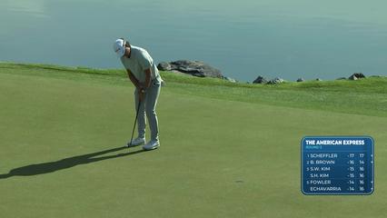 Min Woo Lee | Round 2 | 10th hole | Shot 4 | 2026 The American Express
