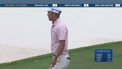 Michael Kim | Round 1 | 7th hole | Shot 5 | 2026 THE PLAYERS