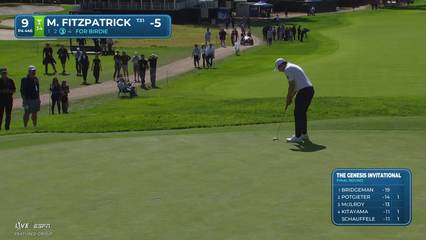Matt Fitzpatrick | Round 4 | 9th hole | Shot 4 | 2026 The Genesis