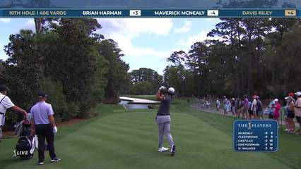 Davis Riley | Round 1 | 10th hole | Shot 1 | 2026 THE PLAYERS