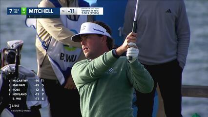 Keith Mitchell | 2023 AT&T Pebble Beach | Round 4 | 7th hole | Shot 1