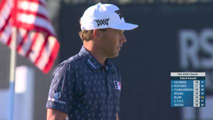 Eric Cole | Round 3 | 18th hole | Shot 3 | 2025 The RSM Classic