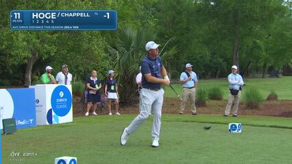Tom Hoge | Round 1 | 11th hole | Shot 1 | 2025 Zurich Classic