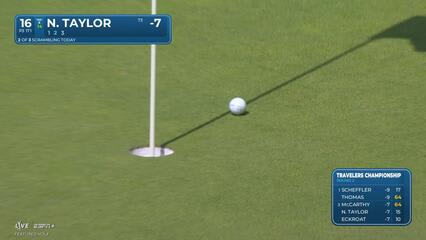 Nick Taylor | Round 2 | 16th hole | Shot 2 | 2025 Travelers