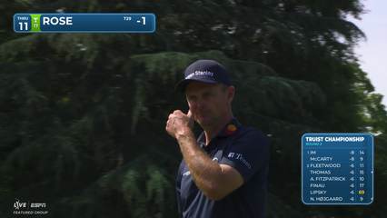 Justin Rose | Round 2 | 11th hole | Shot 5 | 2026 Truist Championship