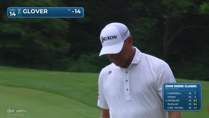 Lucas Glover | Round 4 | 14th hole | Shot 4 | 2025 John Deere