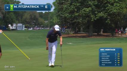 Matt Fitzpatrick | Round 1 | 3rd hole | Shot 4 | 2026 RBC Heritage
