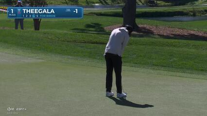 Sahith Theegala | Round 2 | 1st hole | Shot 4 | 2025 Valspar