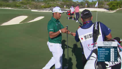 Hideki Matsuyama | Round 2 | 16th hole | Shot 3 | 2025 Hero World Challenge