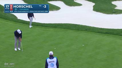 Billy Horschel | Round 3 | 17th hole | Shot 3 | 2026 AT&T Pebble Beach