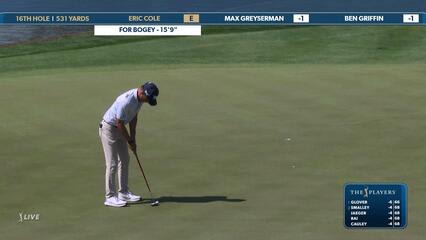 Eric Cole | Round 1 | 16th hole | Shot 7 | 2025 THE PLAYERS