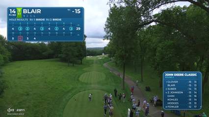 Zac Blair | Round 3 | 14th hole | Shot 1 | 2026 John Deere