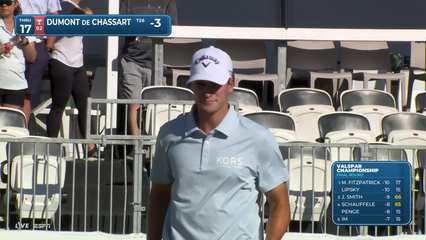 Adrien Dumont de Chassart | Round 4 | 17th hole | Shot 3 | 2026 Valspar