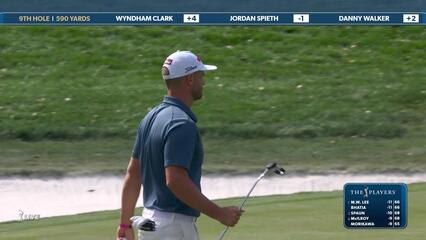 Wyndham Clark | Round 2 | 9th hole | Shot 5 | 2025 THE PLAYERS