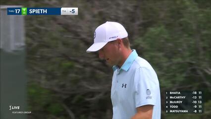 Jordan Spieth | 2024 Valero | Round 4 | 17th hole | Shot 4