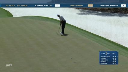 Tony Finau | Round 2 | 1st hole | Shot 4 | 2026 THE PLAYERS