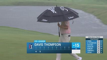 Davis Thompson | Round 4 | 2nd hole | Shot 5 | 2025 John Deere