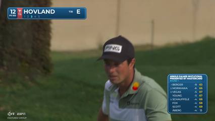 Viktor Hovland | Round 1 | 12th hole | Shot 3 | 2026 Arnold Palmer