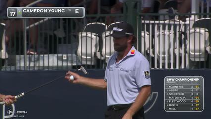 Cameron Young | Round 2 | 17th hole | Shot 3 | 2025 BMW Championship