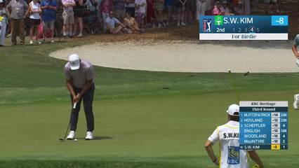 Si Woo Kim | Round 3 | 2nd hole | Shot 4 | 2026 RBC Heritage