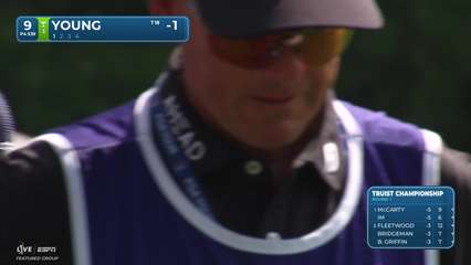 Cameron Young | Round 1 | 9th hole | Shot 1 | 2026 Truist Championship