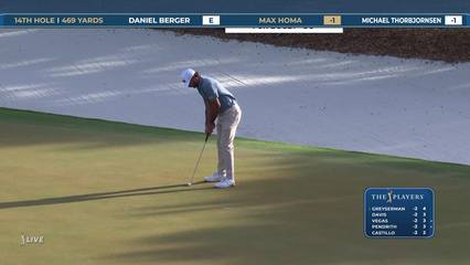 Max Homa | Round 1 | 14th hole | Shot 5 | 2026 THE PLAYERS