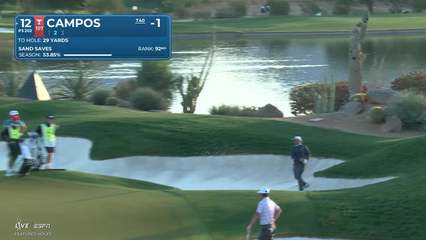 Rafael Campos | Round 2 | 12th hole | Shot 2 | 2026 WM Phoenix Open