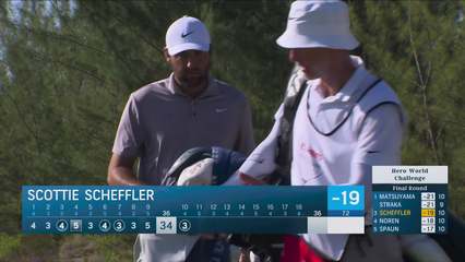 Scottie Scheffler | Round 4 | 10th hole | Shot 3 | 2025 Hero World Challenge