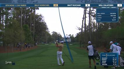 Billy Horschel | Round 4 | 8th hole | Shot 1 | 2025 THE PLAYERS