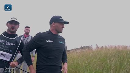 Wyndham Clark | Round 3 | 2nd hole | Shot 1 | 2026 Genesis Scottish Open