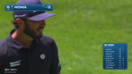 Max Homa | Round 4 | 15th hole | Shot 2 | 2025 3M Open