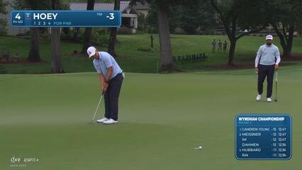 Rico Hoey | Round 3 | 4th hole | Shot 5 | 2025 Wyndham