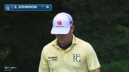 Zach Johnson | Round 4 | 12th hole | Shot 3 | 2025 John Deere