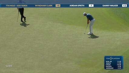 Wyndham Clark | Round 2 | 7th hole | Shot 4 | 2025 THE PLAYERS