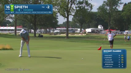 Jordan Spieth | Round 1 | 16th hole | Shot 3 | 2026 Rocket Classic